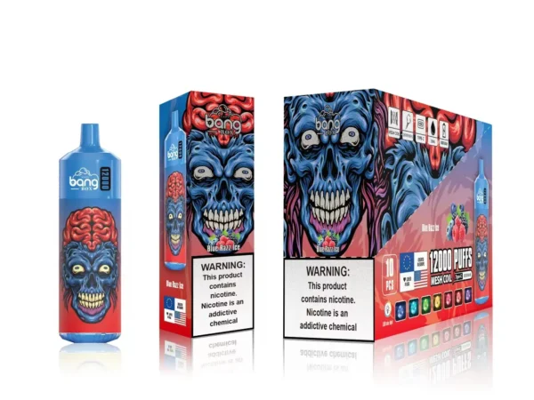 Bang Box 12000 Trekjes 0% 2% 3% 5% Nicotine Oplaadbare Wegwerp Vape Groothandel - BookVape - 10