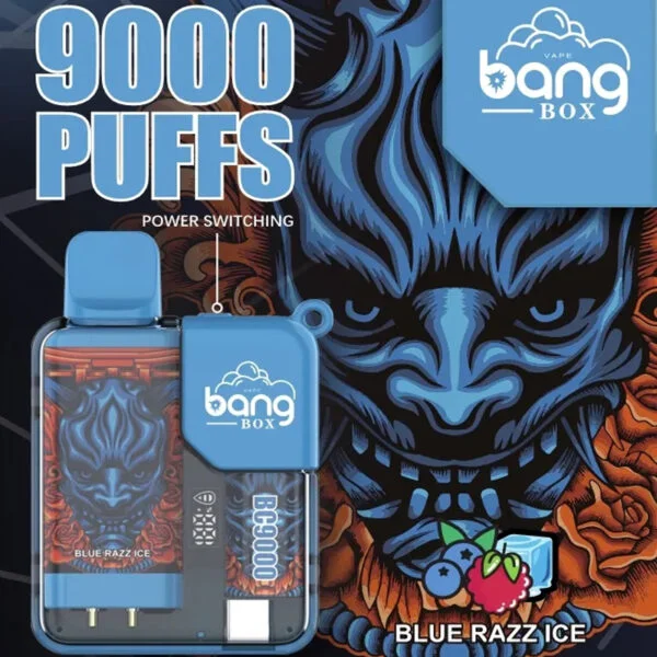 Bang Box 9000 Puffs 0% 2% 3% 5% Nicotine Rechargeable LED Pover Display Disposable Vape Wholesale - BookVape - 4