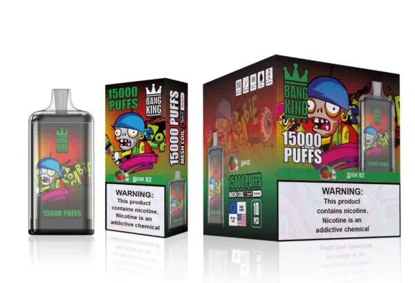 Bang King 15000 Puffs 0% 2% 3% 5% Nikotin genopladelig engangsvape Engros - BookVape - 7