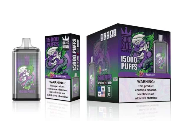 Bang King 15000 Puffs 0% 2% 3% 5% Nikotin genopladelig engangsvape Engros - BookVape - 9