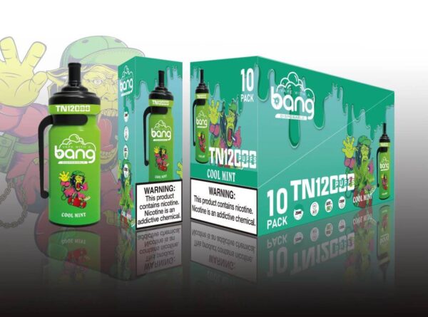 Bang Tn 12000 Puffs 0% 2% 3% 5% Nicotin Disposable Vape original E Cigarette Wholesale - BookVape - 11