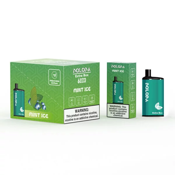 DOLODA Extra Box 6000 Puffs 2% 5% Nikotynowy akumulator jednorazowy Vape Hurt - BookVape - 11