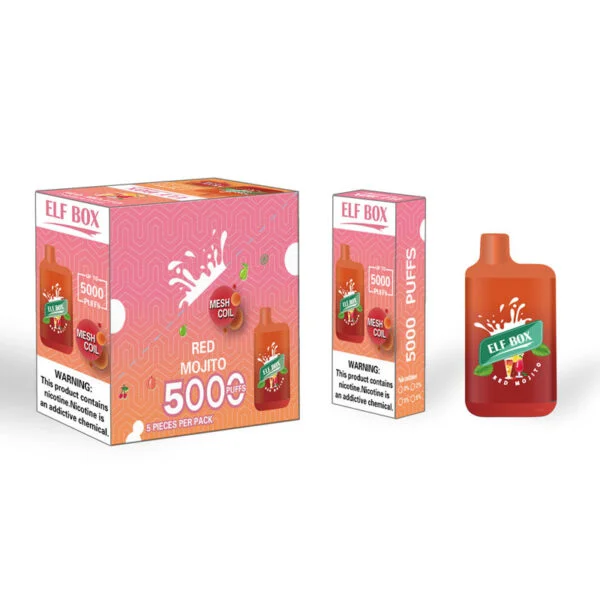 ELF BOX 5000 Puffs 0% 2% 3% 5% Nikotin Einweg-Vape Authentischer E-Zigarettenstift Großhandel - BookVape - 22
