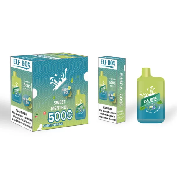 ELF BOX 5000 Puffs 0% 2% 3% 5% Nikotin Einweg-Vape Authentischer E-Zigarettenstift Großhandel - BookVape - 6