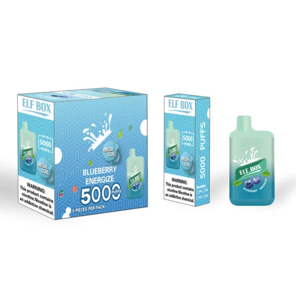 ELF BOX 5000 Puffs 0% 2% 3% 5% Nikotin Einweg-Vape Authentischer E-Zigarettenstift Großhandel - BookVape - 11