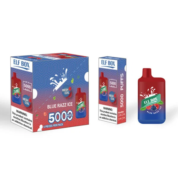 ELF BOX 5000 Puffs 0% 2% 3% 5% Nikotin Einweg-Vape Authentischer E-Zigarettenstift Großhandel - BookVape - 12