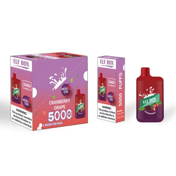 ELF BOX 5000 Puffs 0% 2% 3% 5% Nikotin Einweg-Vape Authentischer E-Zigarettenstift Großhandel - BookVape - 14