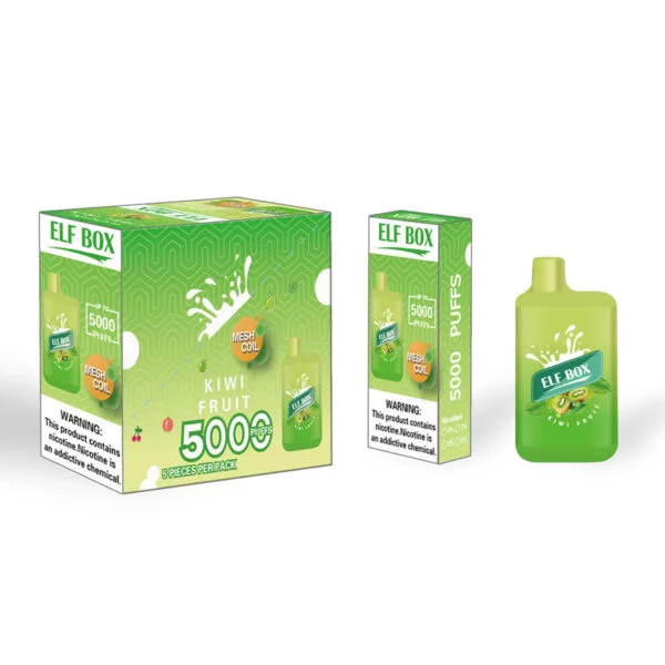 ELF BOX 5000 Puffs 0% 2% 3% 5% Nikotin Einweg-Vape Authentischer E-Zigarettenstift Großhandel - BookVape - 16
