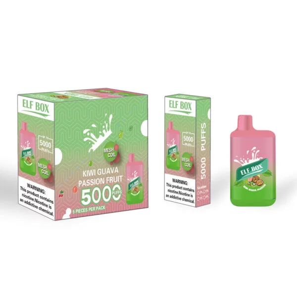 ELF BOX 5000 Puffs 0% 2% 3% 5% Nikotin Einweg-Vape Authentischer E-Zigarettenstift Großhandel - BookVape - 17