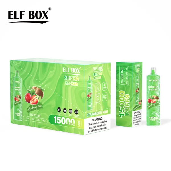 ELF BOX LS15000 Puff Shisha Vodní dýmka 0% 2% 5% Nikotinová dobíjecí jednorázová vape velkoobchod – BookVape – 7