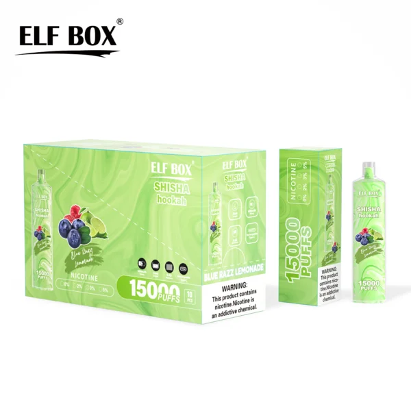 ELF BOX LS15000 Puff Shisha Vodní dýmka 0% 2% 5% Nikotinová dobíjecí jednorázová vape velkoobchod – BookVape – 11