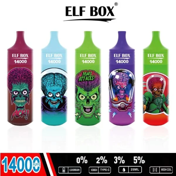 ELF BOX RGB14000 Puffs 0% 2% 3% 5% Vape monouso ricaricabile alla nicotina all'ingrosso - BookVape - 9