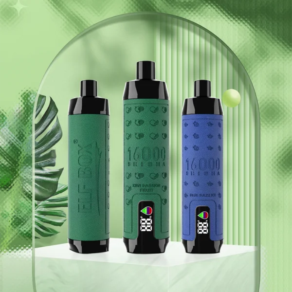 ELF BOX SHISHA 16000 Puffs 0%/2%/3%/5% Nikotynowy akumulatorowy jednorazowy waporyzator Hurt - BookVape - 1