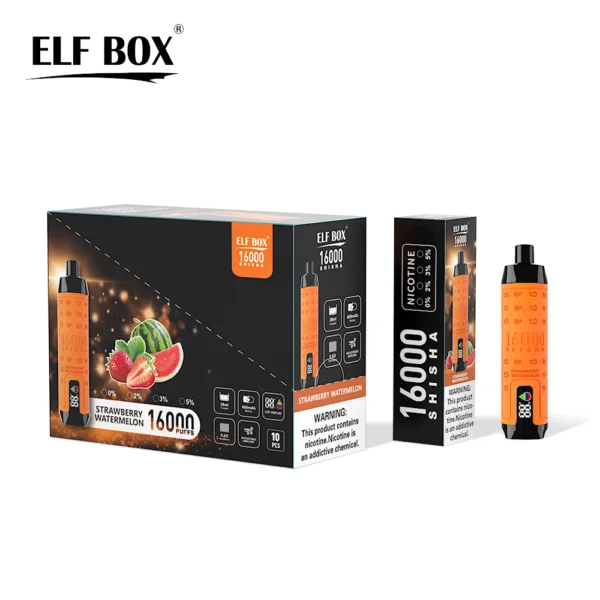 ELF BOX SHISHA 16000 Puffs 0%/2%/3%/5% Nikotynowy akumulator jednorazowy Vape Hurt - BookVape - 5