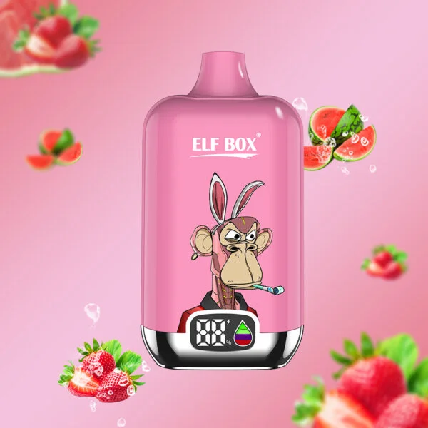 ELF box digital 12000 puffs 0% 2% 3% 5% Nicotine LED display Disposable Vape Wholesale - BookVape - 4