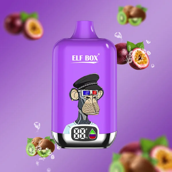 ELF box digital 12000 puffs 0% 2% 3% 5% Nicotine LED display Disposable Vape Wholesale - BookVape - 9