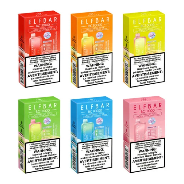 Elf Bar BC10000 (10K) 5% 20mg Nikotin Eldobható Vape Nagyker – BookVape – 16