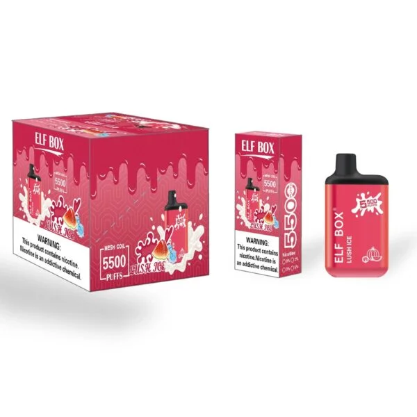 ELF BOX 5500 Vape de unică folosință 5500 Puff-uri pix autentic pentru țigări electronice - BookVape - 9