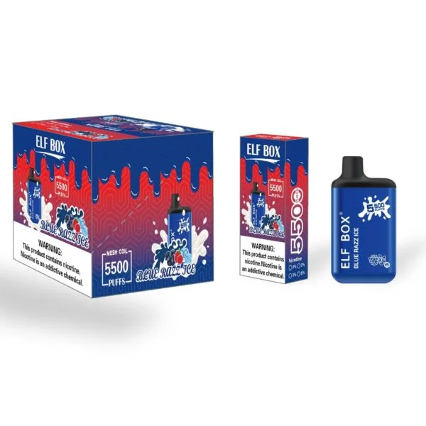 ELF BOX 5500 Vape de unică folosință 5500 Puff-uri pix autentic pentru țigări electronice - BookVape - 8