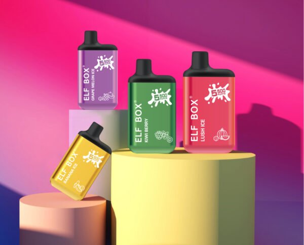 ELF BOX 5500 Disposable Vape 5500 Puffs Authentic E Cigarette Pen Wholesale - BookVape - 1