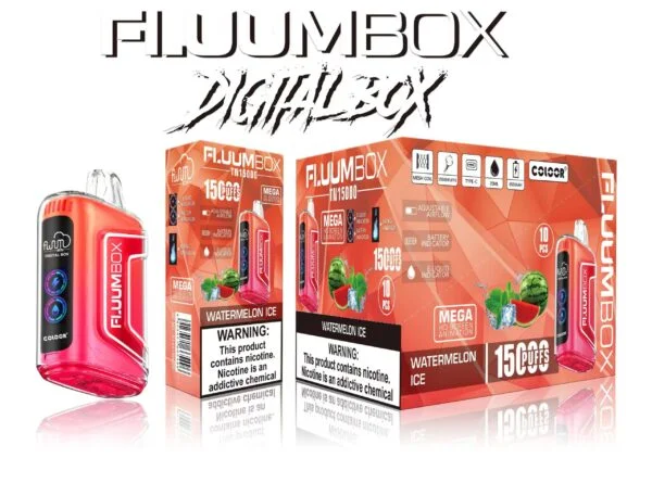 FluuM Digital Box TN 15000 Rookwolken 0% 2% 3% 5% Nicotine Oplaadbare Wegwerp Vape Pen Pods E-sigaretten Groothandel - BookVape - 7