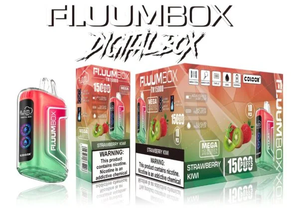 FluuM Digital Box TN 15000 Rookwolken 0% 2% 3% 5% Nicotine Oplaadbare Wegwerp Vape Pen Pods E-sigaretten Groothandel - BookVape - 6