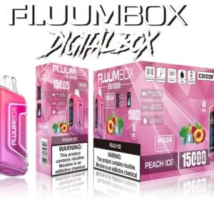 FluuM Digital Box TN 15000 Rookwolken 0% 2% 3% 5% Nicotine Oplaadbare Wegwerp Vape Pen Pods E-sigaretten Groothandel - BookVape - 15
