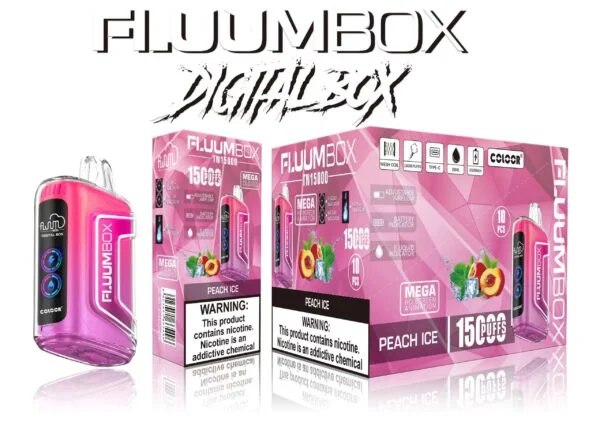 FluuM Digital Box TN 15000 Rookwolken 0% 2% 3% 5% Nicotine Oplaadbare Wegwerp Vape Pen Pods E-sigaretten Groothandel - BookVape - 3