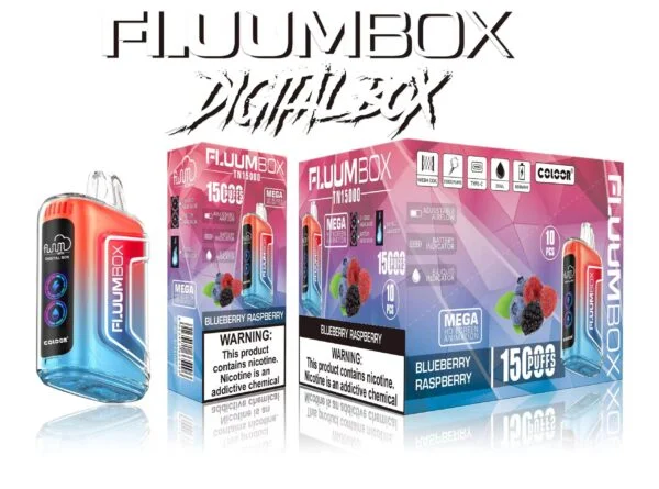 FluuM Digital Box TN 15000 Rookwolken 0% 2% 3% 5% Nicotine Oplaadbare Wegwerp Vape Pen Pods E-sigaretten Groothandel - BookVape - 8
