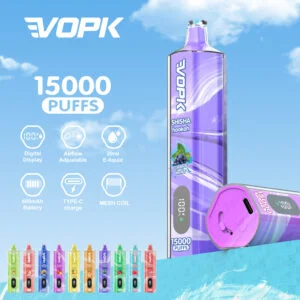VOPK shisha narguilé 15000 PUFFS 0% 2% 3% 5% Nicotine Vape jetable en gros