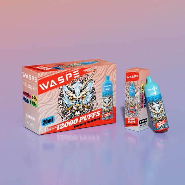 WASPE 12000 PUFFS 0% 2% 3% 5% Nikotin disponibel Vape grossist - BookVape - 13