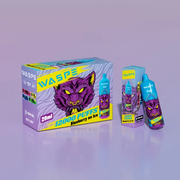 WASPE 12000 PUFFS 0% 2% 3% 5% Nikotin disponibel vape grossist - BookVape - 12