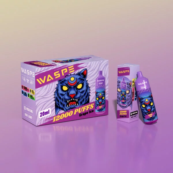 WASPE 12000 PUFFS 0% 2% 3% 5% Nikotin disponibel Vape grossist - BookVape - 15