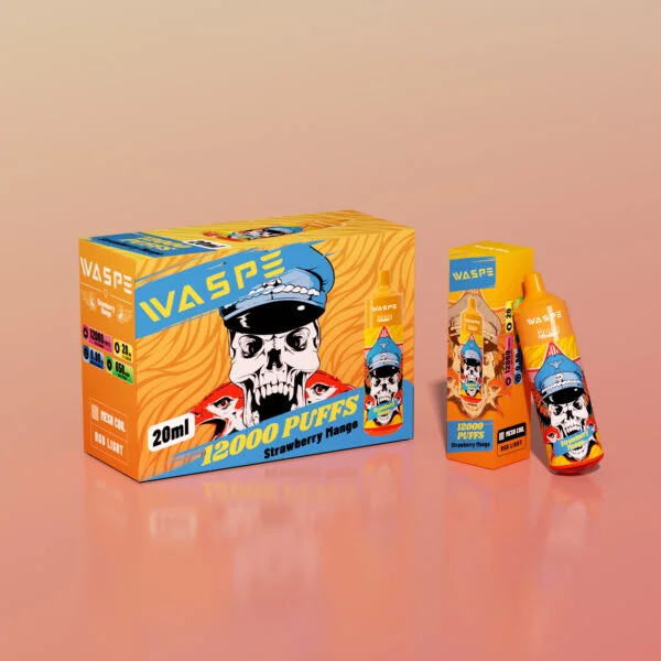 WASPE 12000 PUFFS 0% 2% 3% 5% Nikotin disponibel Vape grossist - BookVape - 7