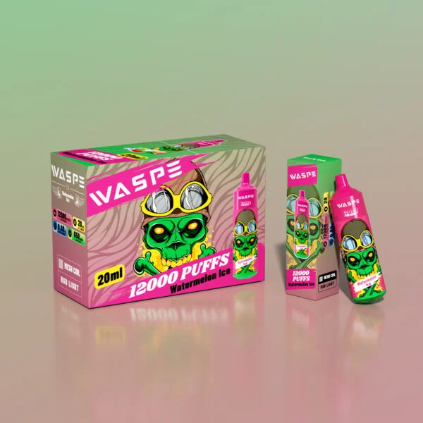 WASPE 12000 PUFFS 0% 2% 3% 5% Nikotin disponibel vape grossist - BookVape - 11