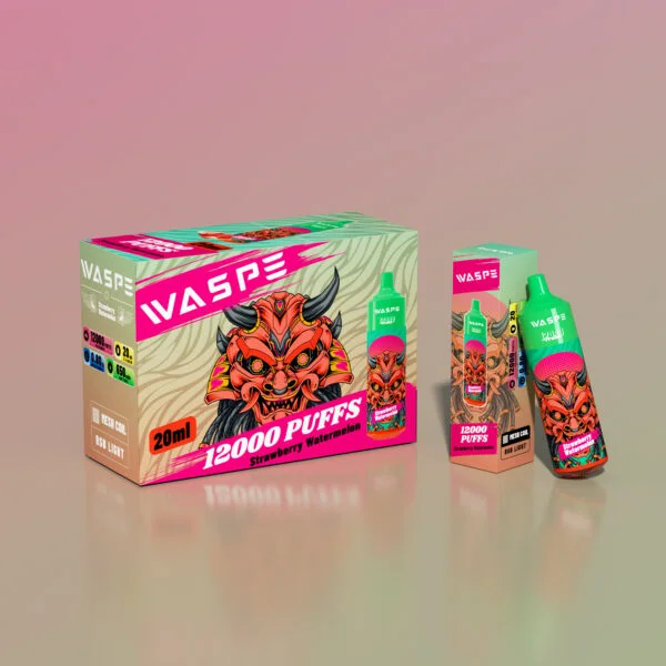 WASPE 12000 PUFFS 0% 2% 3% 5% Nikotin disponibel Vape grossist - BookVape - 10