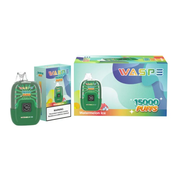 WASPE 15000 PUFFS Digital Box 0% 2% 3% 5% Nicotine Disposable Vape Wholesale - BookVape - 8