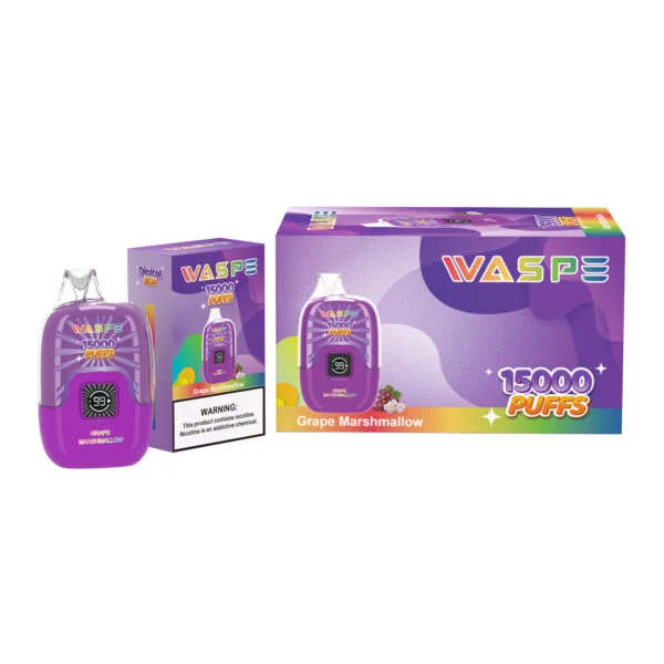 WASPE 15000 PUFFS Digital Box 0% 2% 3% 5% Nicotine Disposable Vape Wholesale - BookVape - 10