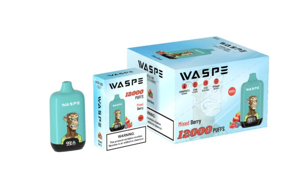 WASPE 12000 PUFFS Digital Box 0% 2% 3% 5% Nikotin Einweg-Vape Großhandel - BookVape - 6