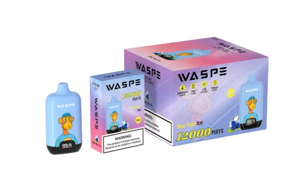 WASPE 12000 PUFFS Digital Box 0% 2% 3% 5% Nikotin Einweg-Vape Großhandel - BookVape - 7