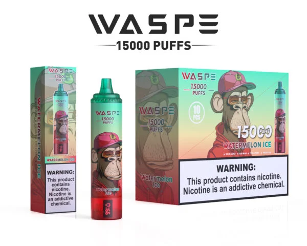 WASPE 15000 PUFFS 0% 2% 3% 5% Никотиновый одноразовый вейп оптом - BookVape - 5