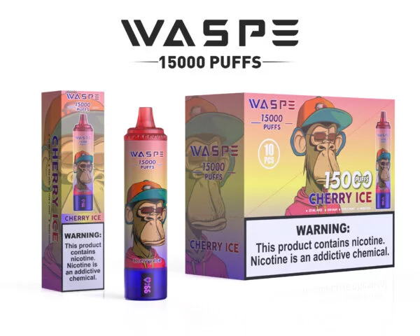 WASPE 15000 PUFFS 0% 2% 3% 5% Никотиновый одноразовый вейп оптом - BookVape - 6