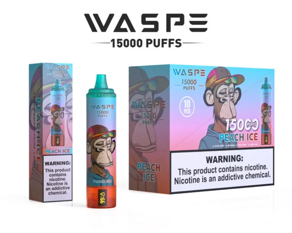 WASPE 15000 PUFFS 0% 2% 3% 5% Никотиновый одноразовый вейп оптом - BookVape - 7