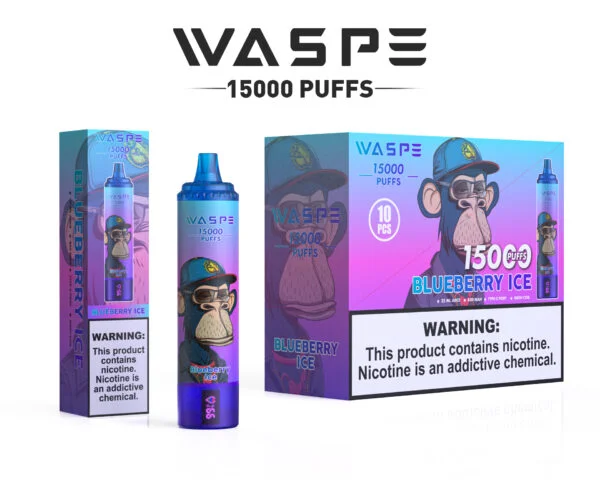 WASPE 15000 PUFFS 0% 2% 3% 5% Никотиновый одноразовый вейп оптом - BookVape - 8