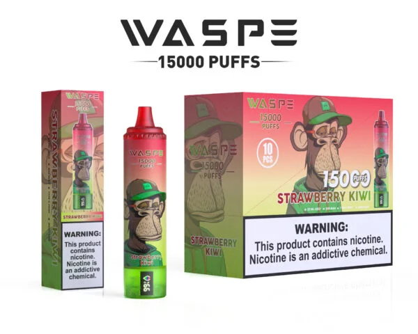 WASPE 15000 PUFFS 0% 2% 3% 5% Никотиновый одноразовый вейп оптом - BookVape - 11