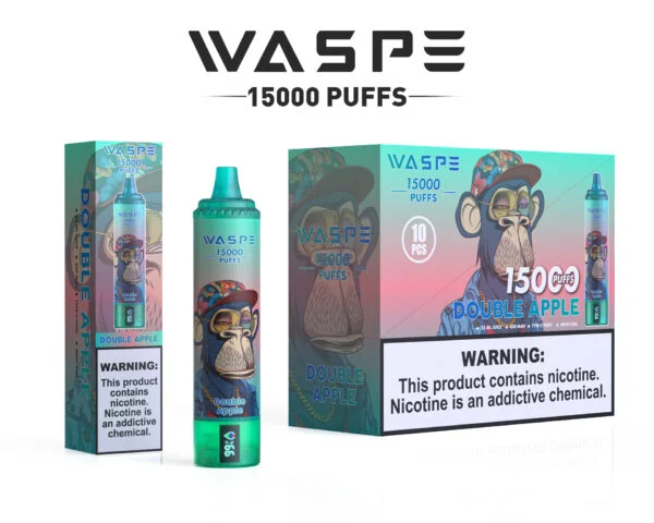 WASPE 15000 PUFFS 0% 2% 3% 5% Никотиновый одноразовый вейп оптом - BookVape - 4