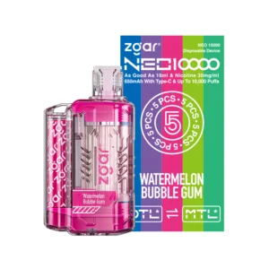 ZGAR NEO 10000 Puffs 3% Nikotin uppladdningsbar disponibel vape grossist - BookVape - 14