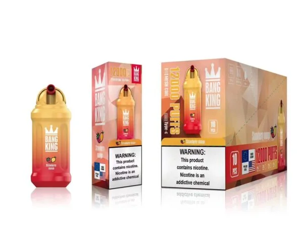 Bang King 12000 Puffs 0% 2% 3% 5% Nikotynowy akumulator jednorazowy Vape Hurt - BookVape - 3