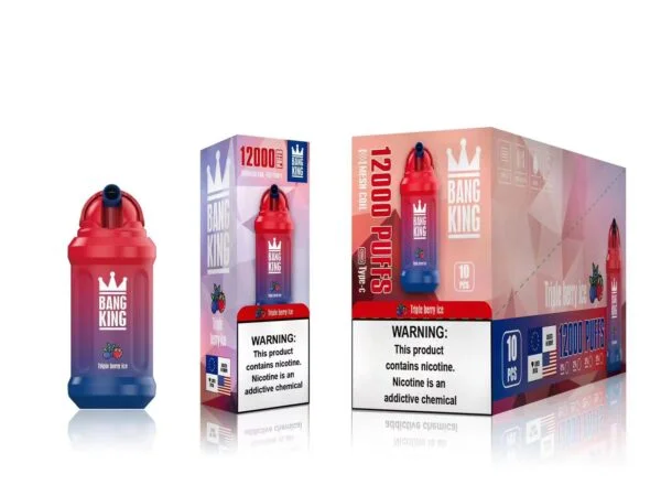 Bang King 12000 Puffs 0% 2% 3% 5% Nikotynowy akumulator jednorazowy Vape Hurt - BookVape - 21