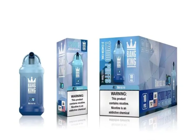 Bang King 12000 Puffs 0% 2% 3% 5% Nikotynowy akumulator jednorazowy Vape Hurt - BookVape - 4